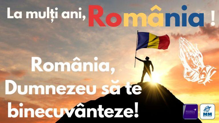 La mulți ani, Rom&acirc;nia! Dumnezeu să te binecuv&acirc;nteze!