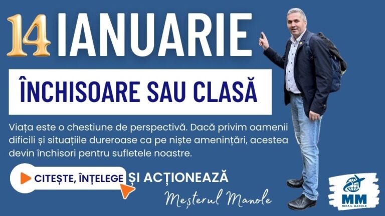 14 IANUARIE &ndash; &Icirc;NCHISOARE SAU CLASĂ