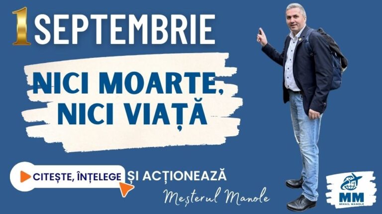 1 SEPTEMBRIE &ndash; NICI MOARTE, NICI VIAȚĂ